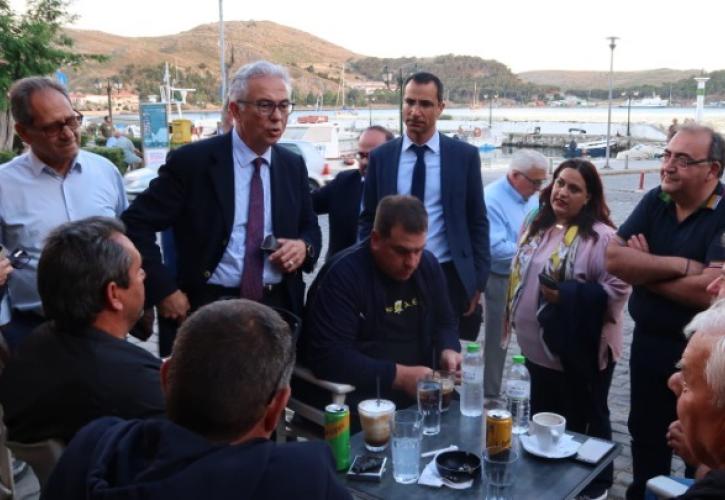 Επίσκεψη κλιμακίου της ΝΔ στη Λήμνο