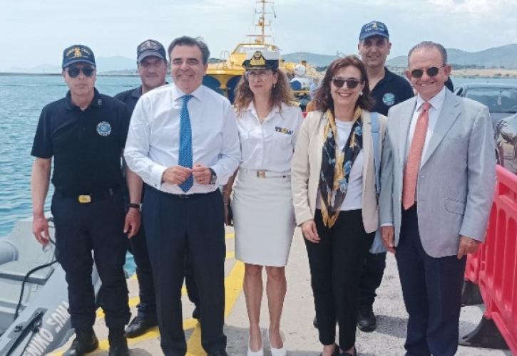O Mαργαρίτης Σχοινάς επισκέφθηκε τον ΟΛΒ και μίλησε για τις μεγάλες προοπτικές του λιμανιού