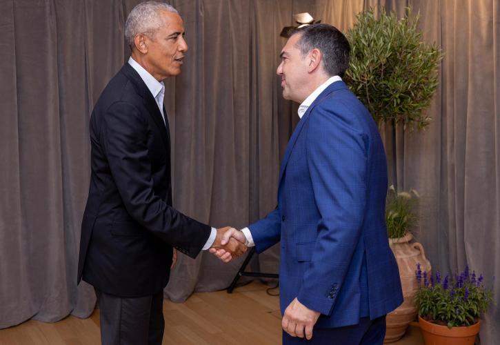 «Ευχαριστώ» Τσίπρα στον Ομπάμα για την υποστήριξή του στην Ελλάδα - Τι συζήτησαν στη συνάντησή τους