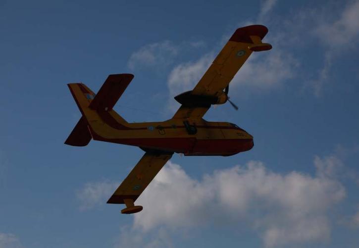 Πτώση Canadair στην Κάρυστο: Η στιγμή της συντριβής - Βίντεο