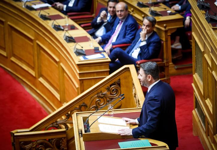 Ανδρουλάκης από Βουλή: Το ΠΑΣΟΚ θα είναι στιβαρή και αξιόπιστη αντιπολίτευση