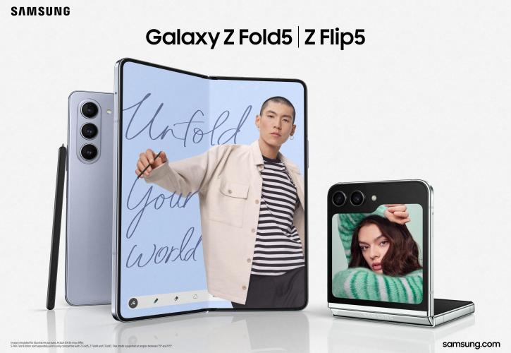 Samsung: Αποκαλυπτήρια για τα δύο νέα αναδιπλούμενα smartphones - Τα χαρακτηριστικά των Galaxy Z Flip5 και Galaxy Z Fold5