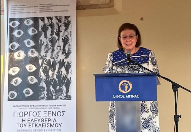 Μενδώνη: Αυτοψία της υπ. Πολιτισμού στους αρχαιολογικούς χώρους Αφαίας και Κολώνας της Αίγινας