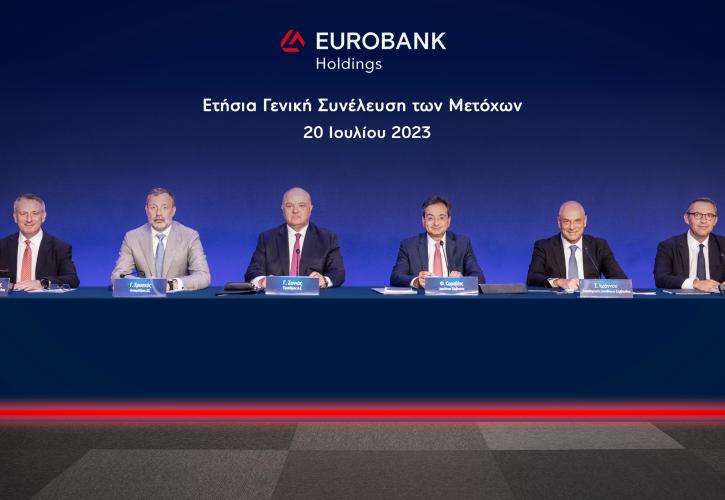 Eurobank: Πρώτη Τράπεζα που βγαίνει από τον έλεγχο του ΤΧΣ – Μέρισμα 25% των κερδών του 2023 το 2024