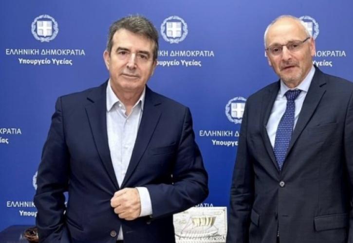 Συνάντηση Χρυσοχοΐδη με τον πρέσβη του Ισραήλ