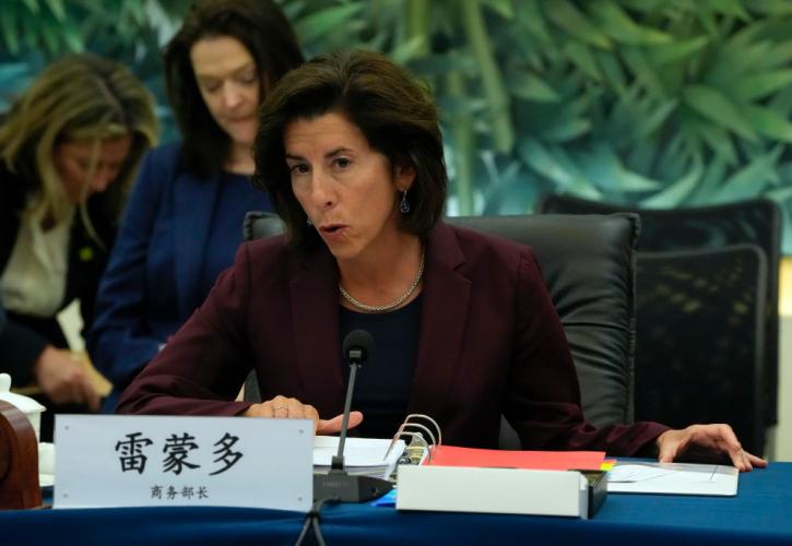Τα «παράπονα» που μετέφερε η Αμερικανίδα υπουργός Εμπορίου στην Κίνα