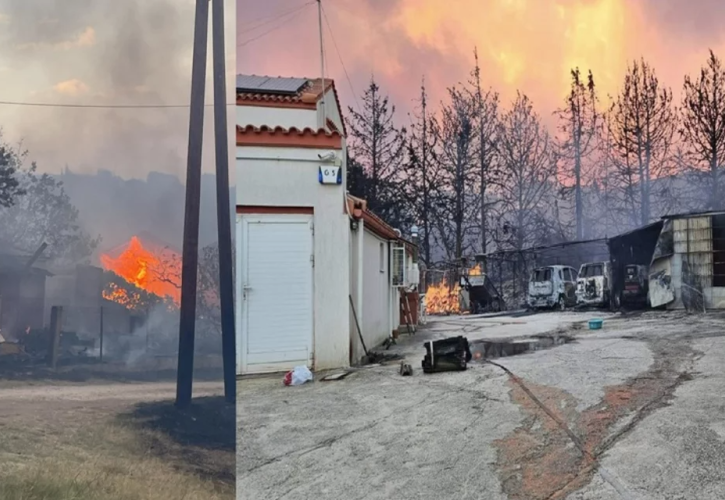 Φωτιά στην Αλεξανδρούπολη: Στον οικισμό Λουτρός η μεγαλύτερη μάχη – Καλύτερη η εικόνα στα άλλα μέτωπα