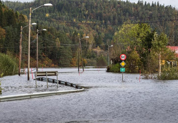 Νορβηγία: Νέες πλημμύρες και εκκενώσεις - Ποτάμια υπερχείλισαν λόγω καταρρακτώδους βροχής