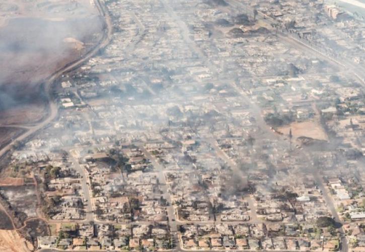 Πυρκαγιές στη Χαβάη: Έως και 10 δισ. δολάρια το κόστος από τις καταστροφές - Τουλάχιστον 55 νεκροί