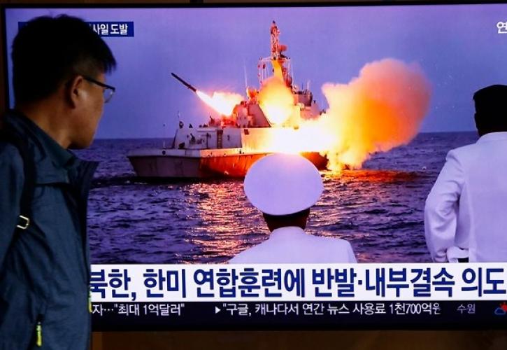 Η Βόρεια Κορέα λέει πως δοκίμασε «υποβρύχιο πυρηνικό οπλικό σύστημα»
