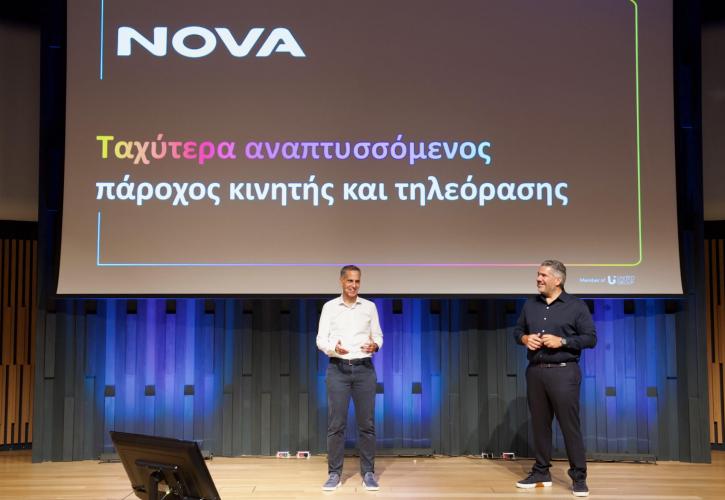 Nova: Αύξηση μεριδίου σε κινητή, σταθερή και τηλεόραση και… «εξαγωγές» έργων πληροφορικής στην Ευρώπη