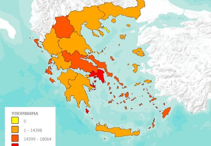 Ο οικονομικός χάρτης των περιφερειών - Tα ρετιρέ και οι πληβείοι