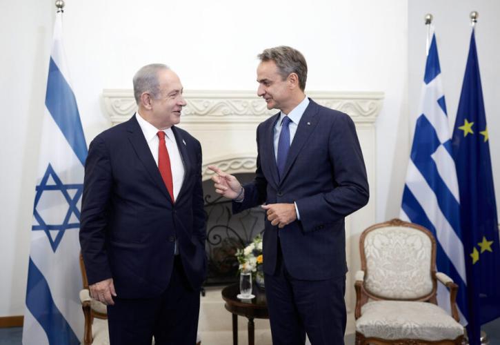 Στο Ισραήλ ο Κυριάκος Μητσοτάκης - Συνάντηση με Νετανιάχου