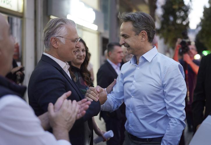 Μητσοτάκης: Θέλω να κερδίσουμε τον μέγιστο αριθμό Περιφερειών και σίγουρα την Πελοπόννησο με τον Δ. Πτωχό