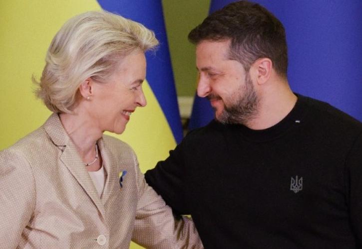 Φον ντερ Λάιεν: Η ΕΕ οφείλει να λάβει υπ' όψιν τις στρατιωτικές ανάγκες της Ουκρανίας