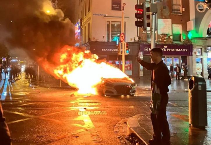 Δουβλίνο: Βίαιες διαδηλώσεις μετά την επίθεση με μαχαίρι - Διερευνάται το ενδεχόμενο τρομοκρατίας