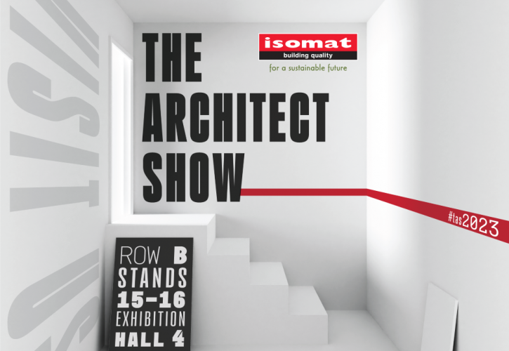 Η ISOMAT συμμετέχει για 3η φορά στο The Architect Show