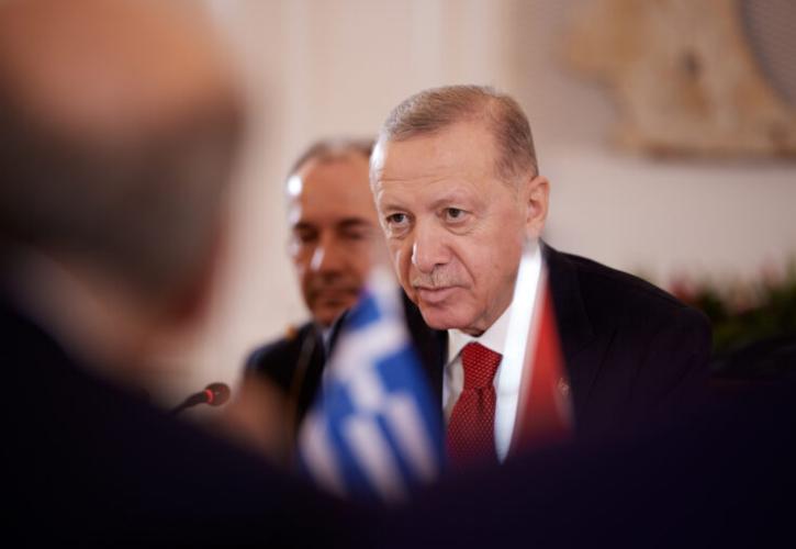 Ερντογάν: Δεν υπάρχει κανένα πρόβλημα μεταξύ μας τόσο μεγάλο ώστε να μην μπορεί να λυθεί