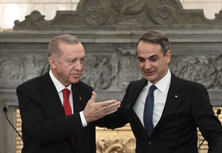 Μητσοτάκης: Υπεγράφη διακήρυξη φιλίας Ελλάδας και Τουρκίας - Ερντογάν: Δεν υπάρχει πρόβλημα που να μην έχει λύση