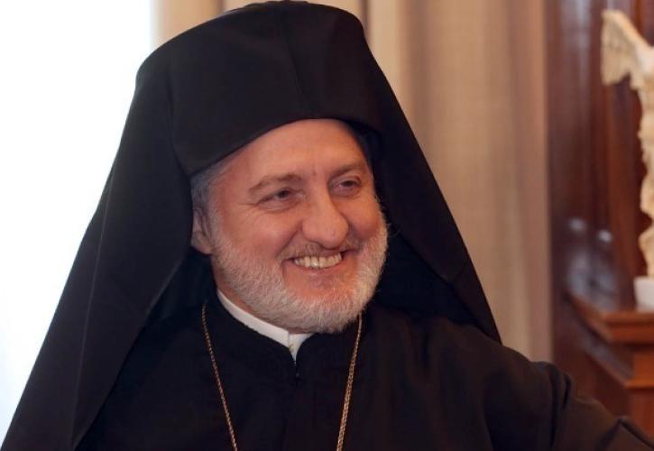 Συνάντηση Αρχιεπισκόπου Αμερικής με τον επικεφαλής της πλειοψηφίας των Ρεπουμπλικάνων Στιβ Σκαλίζ