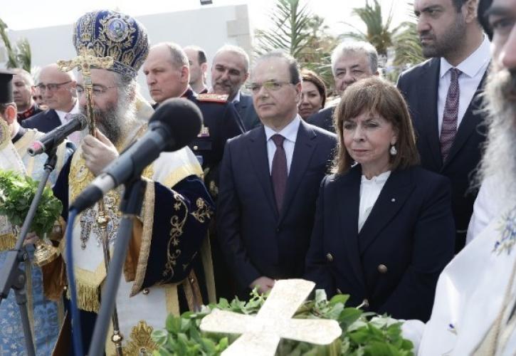 Σακελλαροπούλου: Ο εορτασμός της Βάπτισης του Χριστού εκφράζει διαχρονικά την ανάγκη για πνευματική αναγέννηση