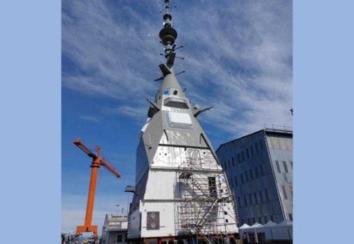 Γαλλία: Ολοκληρώθηκε η συναρμολόγηση του ιστου της δεύτερης ελληνικής φρεγάτας Belharra «Νέαρχος»