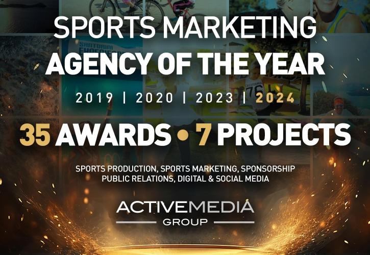 ActiveMedia Group:Τέταρτη διάκριση ως Καλύτερο Sports Marketing Agency στα τελευταία 5 χρόνια του θεσμού