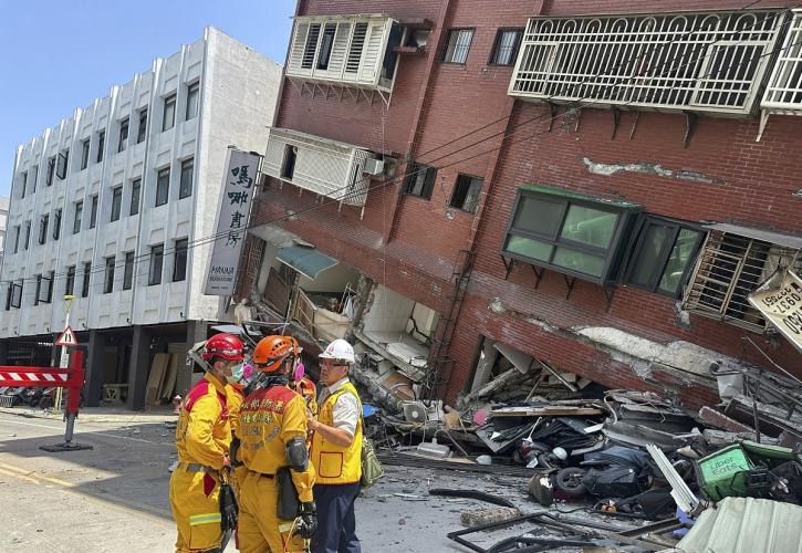 Σεισμός στην Ταϊβάν: «Οι ΗΠΑ είναι έτοιμες να βοηθήσουν» δηλώνει ο Λευκός Οίκος