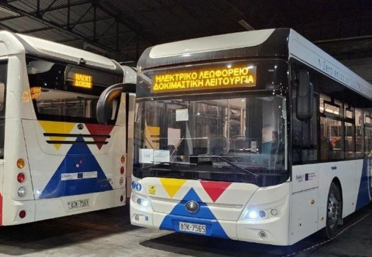 ΟΑΣΘ: Εντός Μαΐου θα κυκλοφορήσουν τα 110 ηλεκτρικά λεωφορεία