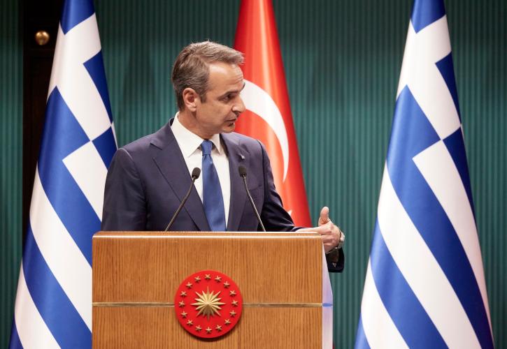 Μητσοτάκης μετά τη συνάντηση με Ερντογάν: Να καθιερώσουμε την προσέγγιση της αμοιβαίας κατανόησης