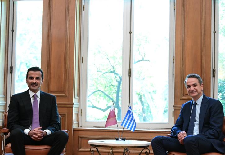 Συνάντηση Μητσοτάκη - Al Thani: Επισφραγίστηκε με δύο συμφωνίες η περαιτέρω ενίσχυση των σχέσεων με το Κατάρ