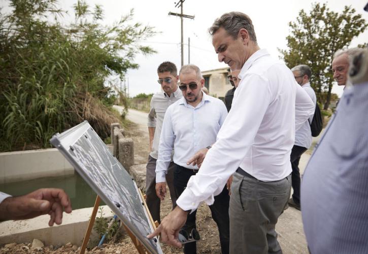 Στη Λάρισα ο Κυρ. Μητσοτάκης - Εγκαινίασε το Επιχειρησιακό Κέντρο Πολιτικής Προστασίας Θεσσαλίας