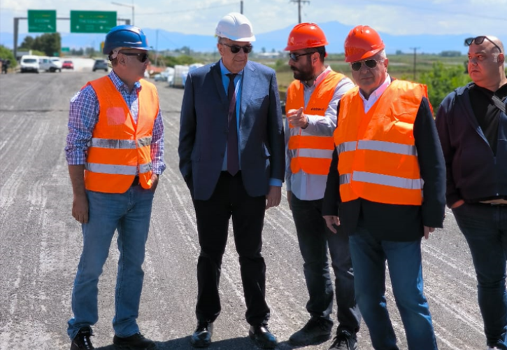 Αυτοψία Ταχιάου στη σήραγγα Κατερίνης και στη Γέφυρα Αξιού