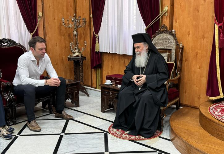 Κασσελάκης: Αταλάντευτη στήριξη στο Πατριαρχείο Ιεροσολύμων