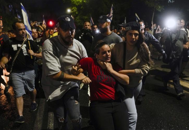 Μαζική κινητοποίηση εναντίον του πρωθυπουργού του Ισραήλ Νετανιάχου στην Ιερουσαλήμ