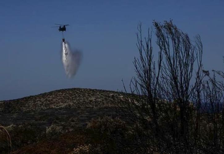 Πυρκαγιά στον Πλατανιά Αιτωλοακαρνανίας - Επιχειρούν εναέρια μέσα