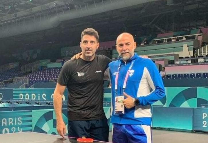 Ο Παναγιώτης Γκιώνης με άνεση στους «32» του πινγκ πονγκ