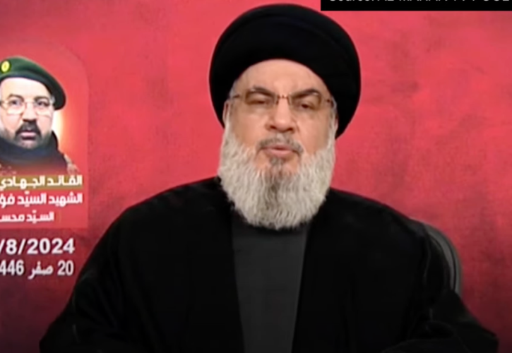 Νασράλα: Η Χεζμπολάχ στόχευσε μόνο στρατιωτικές εγκαταστάσεις κοντά στο Τελ Αβίβ