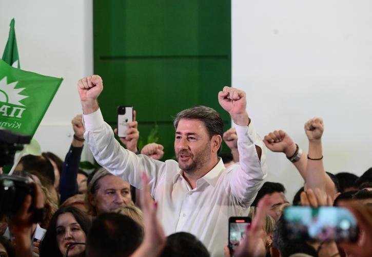 Εκλογές στο ΠΑΣΟΚ: Νίκη Ανδρουλάκη στις εσωκομματικές κάλπες - «Τα δύσκολα για το ΠΑΣΟΚ είναι πίσω» δήλωσε