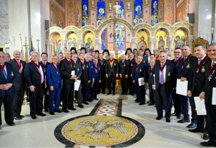 Χειροθεσία νέων Αρχόντων του Οικουμενικού Πατριαρχείου από τον Αρχιεπίσκοπο Αμερικής Ελπιδοφόρ