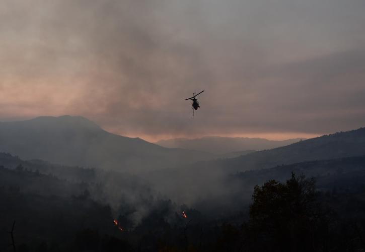 Ξάνθη: Χωρίς ενεργό μέτωπο η φωτιά στα Άβδηρα