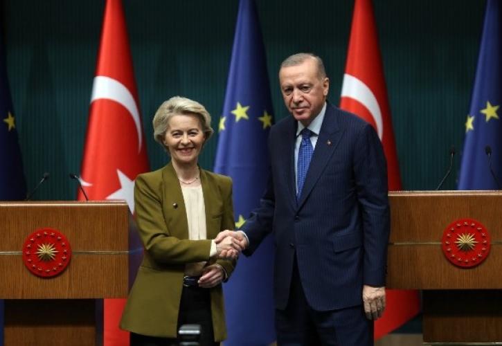 Ερντογάν προς φον ντερ Λάιεν: Η Τουρκία είναι χώρα κλειδί στη Συρία