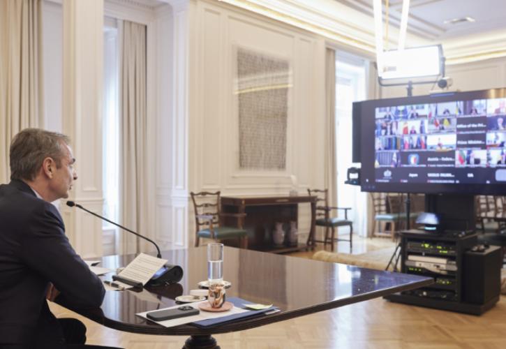 Μητσοτάκης: Μόνο η Ουκρανία θα αποφασίσει για την αποδοχή ή μη οποιασδήποτε ειρηνευτικής φόρμουλας