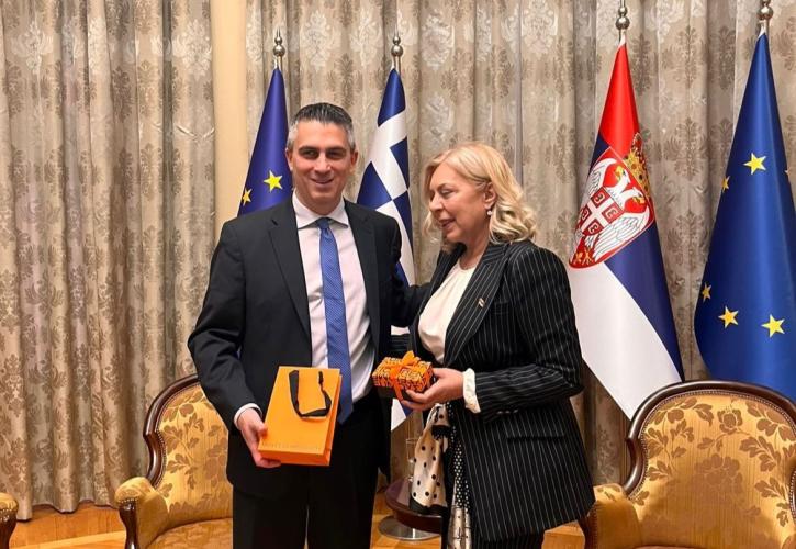Συνάντηση Δήμα με τη Σέρβα ομόλογό του στο Βελιγράδι