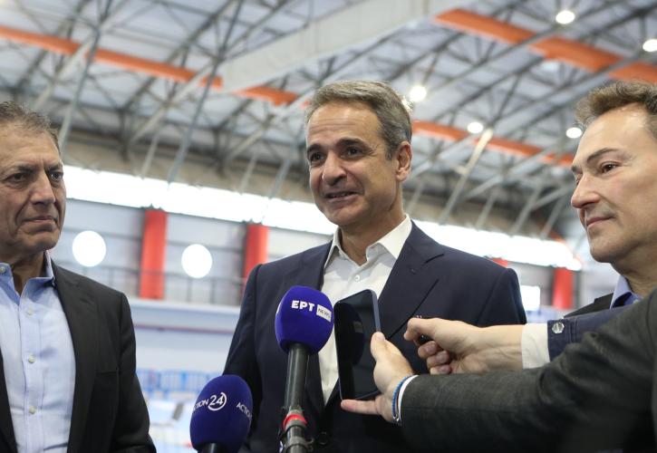 Μητσοτάκης: Η υποστήριξη του αθλητισμού απαιτεί επένδυση σε αθλητικές υποδομές