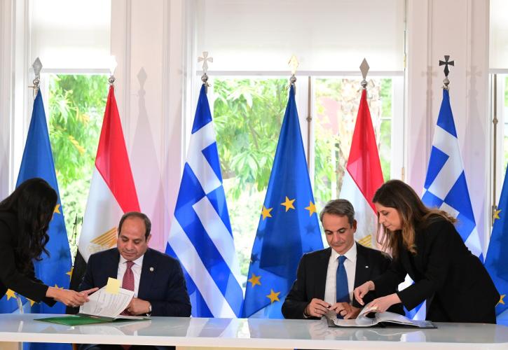 Μητσοτάκης: Νέα συμφωνία στρατηγικής εταιρικής σχέσης με την Αίγυπτο - Σαφή μηνύματα προς την Τουρκία
