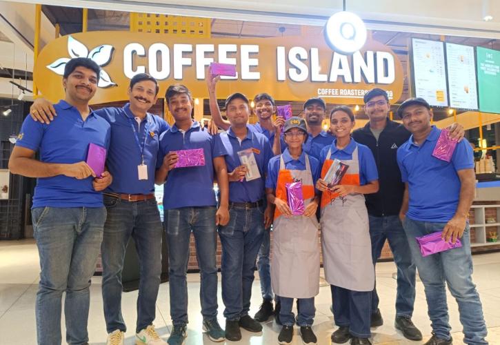 Coffee Island: Δεύτερο κατάστημα στην αγορά της Ινδίας