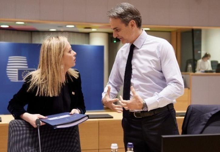 Συνάντηση Μητσοτάκη- Μελόνι στη Ρώμη τη Δευτέρα