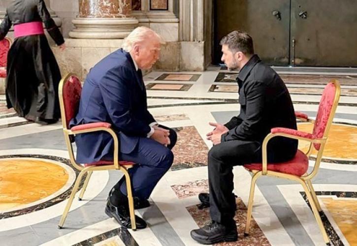 Ζελένσκι: Τι συζήτησα με τον Ντ. Τραμπ στο Βατικανό