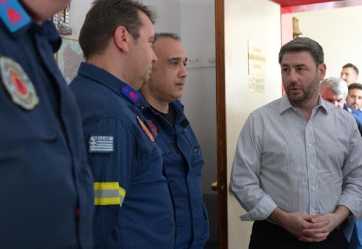 Ανδρουλάκης: Επέκταση του επιδόματος επικίνδυνης και ανθυγιεινής εργασίας στο σύνολο του πυροσβεστικού σώματος